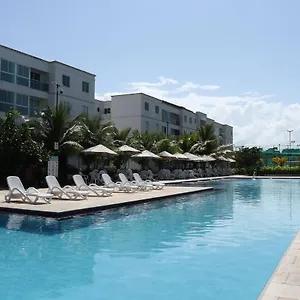 Luxuoso apartamento Palm Village frente à piscina 3 quartos com 1 suíte Porto de Galinhas 3A12 Apartamento
